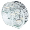Bougeoir Verre Triple - Arbre de Vie 18cm | Déco Spirituelle et Zen