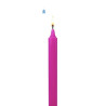 Bougie Teintée dans la Masse 22cm – Rose Fuchsia