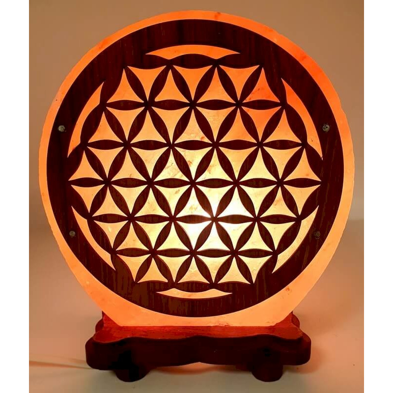 Lampe de Sel Fleur de Vie Bis 5KG
