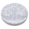 Plaque Sélénite Arbre de Vie Fin 10cm