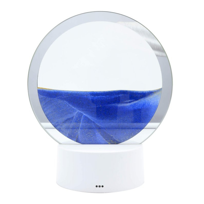 Lampe Sable Ronde 18cm - Bleu