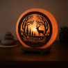 Lampe de Sel Cerf en Forêt 5KG