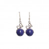 boucles d'oreilles en lapis-lazuli