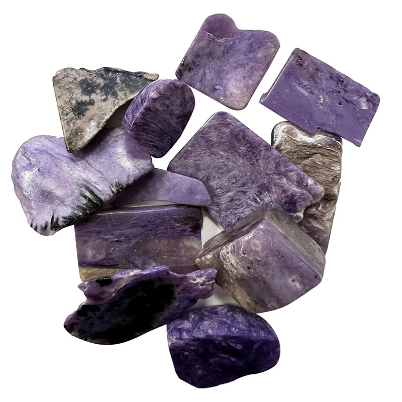 Charoite pierres roulées 1 à 2 cm