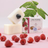 Savon Artisanal avec Pierre Naturelle – Framboise– 140g