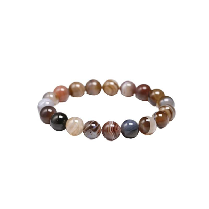 Bracelet Agate Naturelle 8 mm