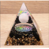 ORGONITE 60MM OM QUARTZ ROSE / OBSIDIENNE NOIRE A