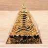 ORGONITE 60MM POINTE OBSIDIENNE NOIRE A 1