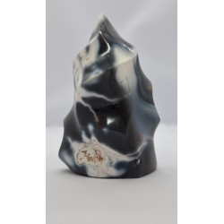 Agate orque flamme