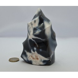 Agate orque flamme