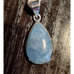 Pendentif Aigue marine en forme de goutte